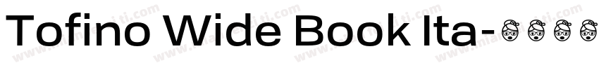 Tofino Wide Book Ita字体转换